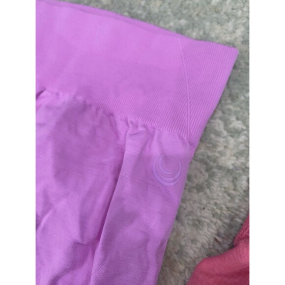 LOT (3) Lazuli Label Size XS Countour Scrunch Leggings Purple Pink Compression - Picture 4 of 14